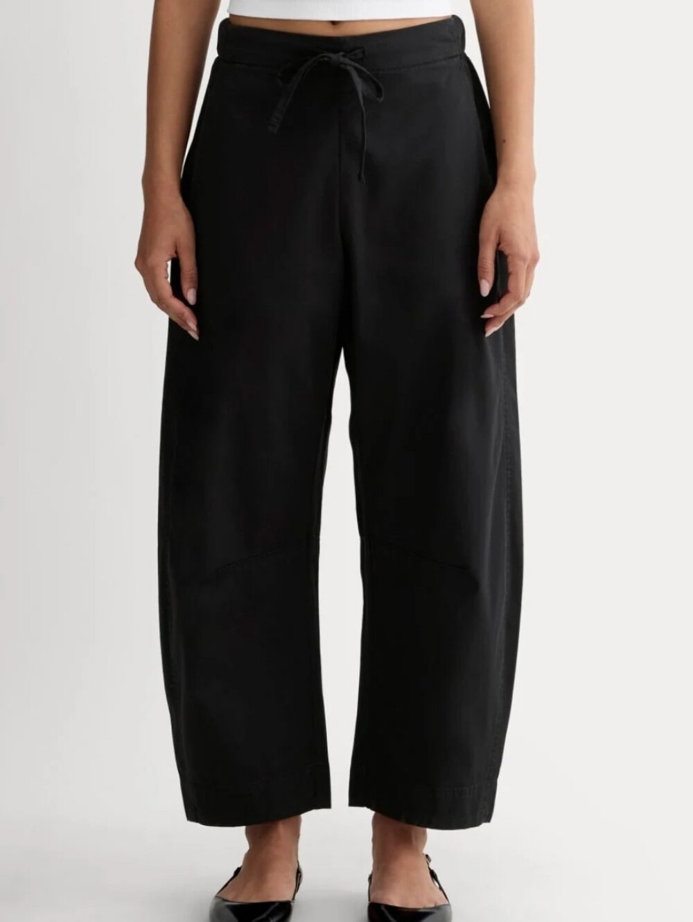 Everlane The Easy Barrel Leg Pull On Pants Size S